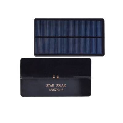 Güneş Paneli 6V 1.26W 210mA - 133x73mm
