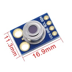 GY-906/HW-691 MLX90614 Temassız Kızılötesi Sıcaklık Sensörü - Thumbnail