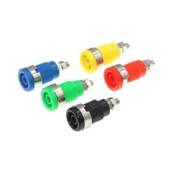 IC-239B Born Klemens Büyük Boy Korumalı Tip Vida Bacak - Kırmızı - Thumbnail