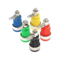 IC-239B Born Klemens Büyük Boy Korumalı Tip Vida Bacak - Siyah - Thumbnail