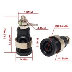 IC-239B Born Klemens Büyük Boy Korumalı Tip Vida Bacak - Yeşil - Thumbnail