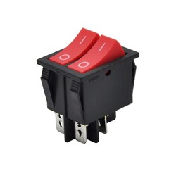 Robo90 - İkili Işıksız Kırmızı ON-OFF Anahtar IC-103