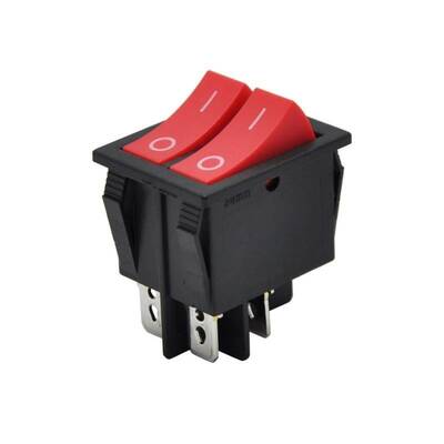 İkili Işıksız Kırmızı ON-OFF Anahtar IC-103