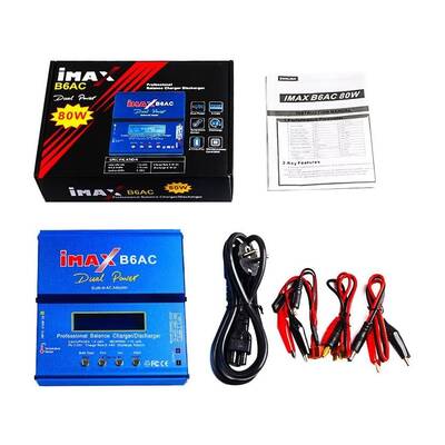 IMAX B6AC 80W RC Lityum Pil Şarj Cihazı Dahili Adaptörlü