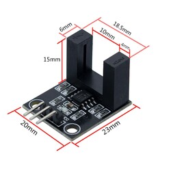 IR Motor Hız Sensör Modülü - 10mm - Thumbnail