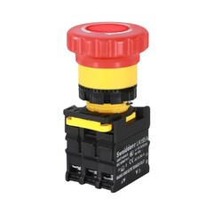 Robo90 - Işıklı Acil Durdurma Butonu - 24V 2NC