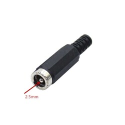 Kablo Tipi Jak 2.5x5.5mm - Dişi - Thumbnail