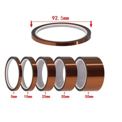 Kapton/Polyimid İzolasyon Bandı - 10mm/33m - Thumbnail