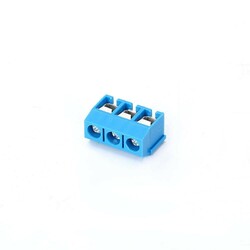 KF301-3P 5.0mm 3 Pin Terminal Klemens - Mavi - Thumbnail