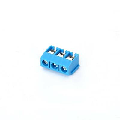 KF301-3P 5.0mm 3 Pin Terminal Klemens - Mavi