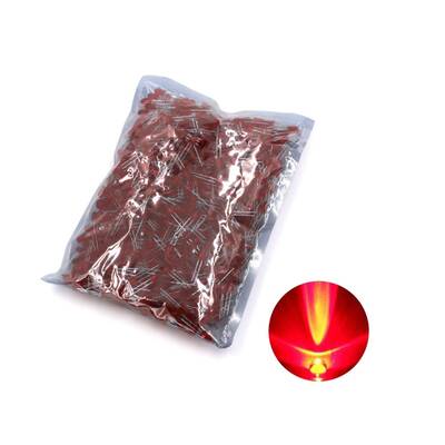 Kırmızı Led - 3mm - 1000 Adet