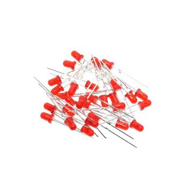 Kırmızı Led - 5mm - 10 Adet