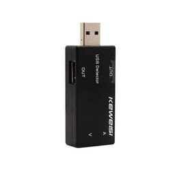 KWS-10VA Çift USB Tester - USB Voltmetre, Ampermetre - Thumbnail