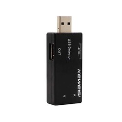 KWS-10VA Çift USB Tester - USB Voltmetre, Ampermetre - Thumbnail