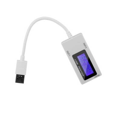 KWS-1705 Çift USB Tester - USB Voltmetre, Ampermetre