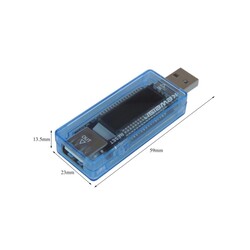 KWS-V20 USB Tester - USB Voltmetre, Ampermetre - Keweisi - Thumbnail
