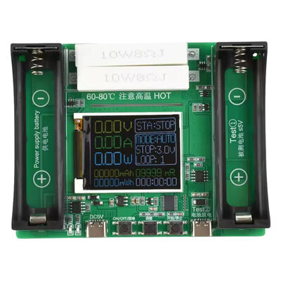 Robo90 - 18650 Lityum Pil Kapasitesi Test Cihazı - LCD Ekran - Type C - 5V