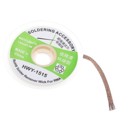 Lehim Temizleme Teli 1.5mm 1.5 Metre - HWY1515