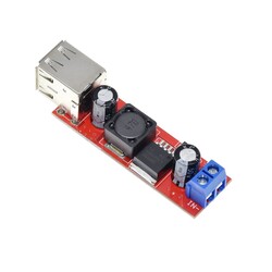LM2596 Çift USB Çıkışlı Voltaj Düşürücü Regülatör - 5V-3A - Thumbnail