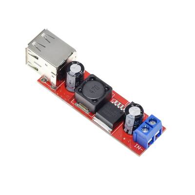 LM2596 Çift USB Çıkışlı Voltaj Düşürücü Regülatör - 5V-3A