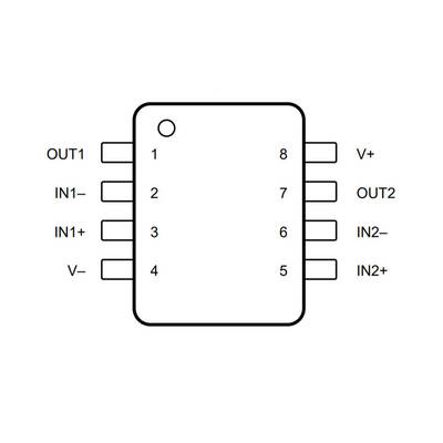 LM358 SMD OpAmp Entegresi SOIC-8