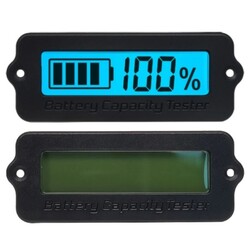 LY6W 12V LCD Batarya Kapasite Gösterge Modülü - Mavi - Thumbnail
