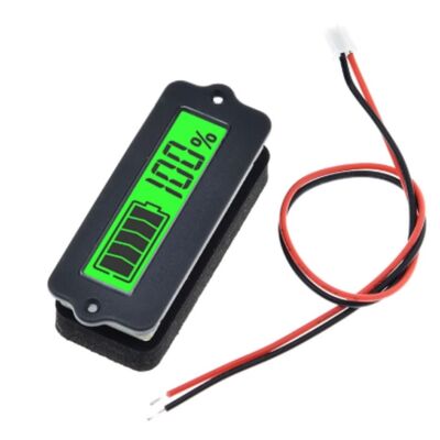 LY6W 12V LCD Batarya Kapasite Gösterge Modülü -Yeşil