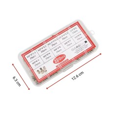 M2-M6 Pirinç Insert Somun Seti - 220 Adet Kutulu - Thumbnail