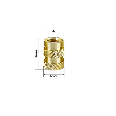 M4x8mm Pirinç Insert Somun - 3D Baskı Uyumlu