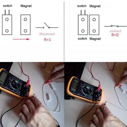 Manyetik Kapı Alarm Sensörü - Arduino Uyumlu - Thumbnail