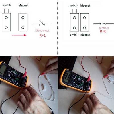 Manyetik Kapı Alarm Sensörü - Arduino Uyumlu