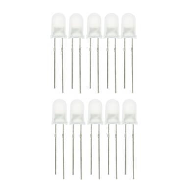 Mat Beyaz Led - 5mm - 10 Adet