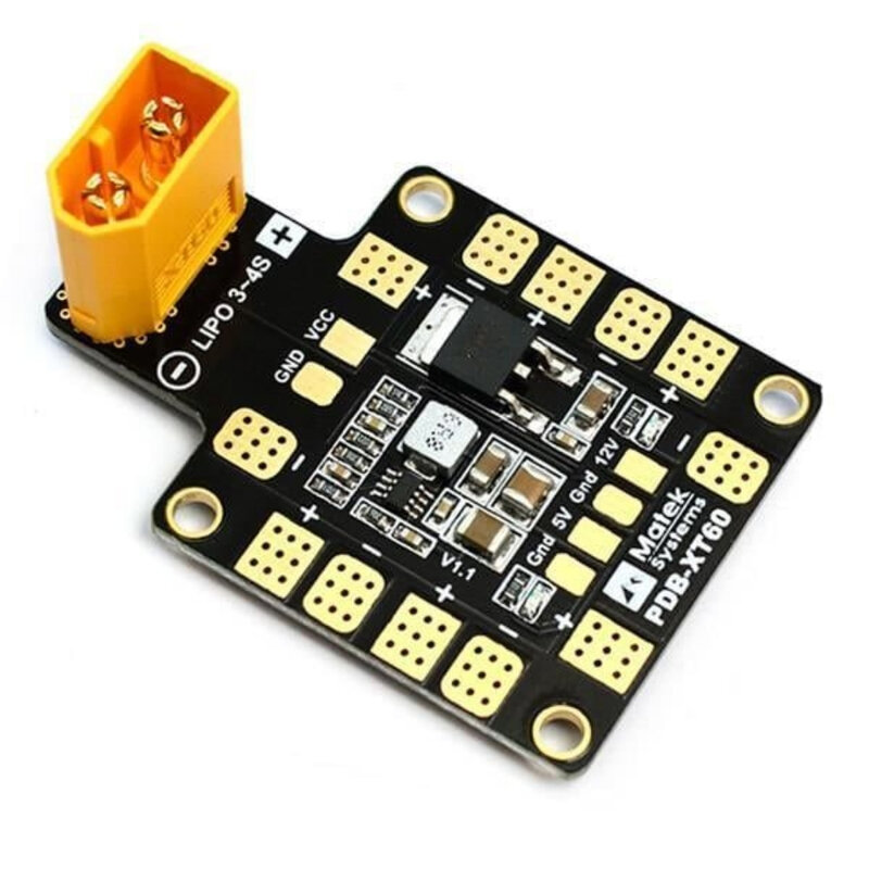 Robo90 - Matek PDB-XT60 5V - 12V ESC Güç Dağıtım Kartı