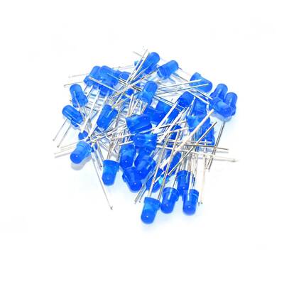 Mavi Led - 5mm - 100 Adet