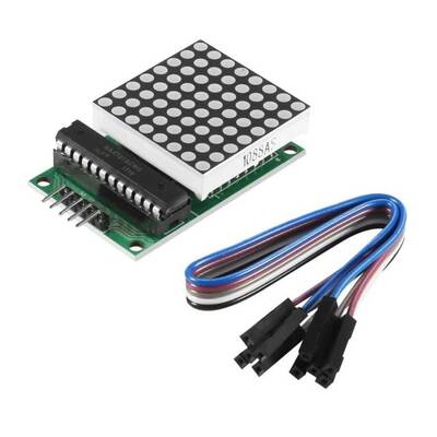 Max7219 8x8 Dot Matrix Display Modülü - Kırmızı