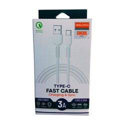 Megatech Type C Kablo - 1 Metre - 3A - Thumbnail