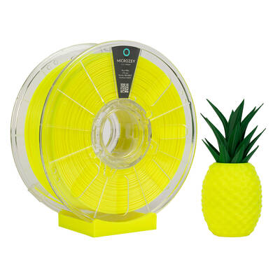 Microzey Neon Sarı PLA Pro Filament - 1.75mm - 1 Kg