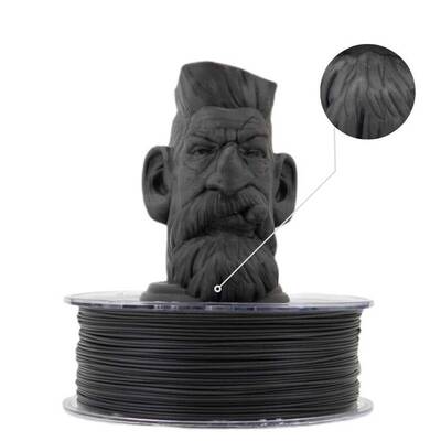 Microzey Yaldızlı Gri PLA Pro Filament - 1.75mm - 1 Kg