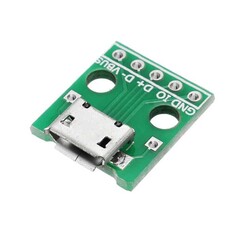 Mikro USB Dip Dönüştürücü - Dişi - 2.54mm - Thumbnail