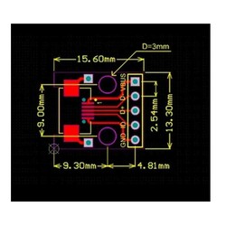 Mikro USB Dip Dönüştürücü - Dişi - 2.54mm - Thumbnail