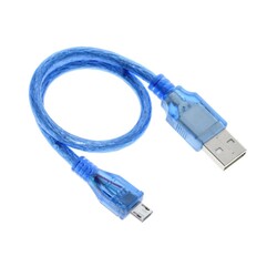 Mikro USB Güç ve Data Kablosu - 30cm - Thumbnail