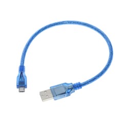 Mikro USB Güç ve Data Kablosu - 30cm - Thumbnail