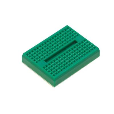 Mini Breadboard - 170 Pin - Yeşil - Çıkıntısız