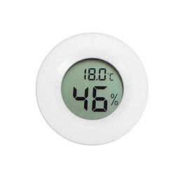 Mini Dijital Termometre - Sıcaklık-Nem Ölçer - Beyaz - Thumbnail