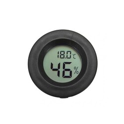 Mini Dijital Termometre - Sıcaklık-Nem Ölçer - Siyah - Thumbnail