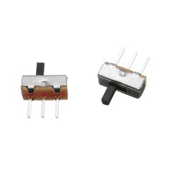 Mini Sürgülü On/Off Switch 180 Derece (Slide) - 3 Pin - Thumbnail
