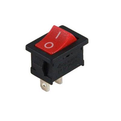 Mini Switch (Anahtar) - ON-OFF-20x15mm - Kırmızı