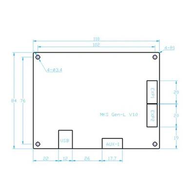 MKS GEN L V1.0 3D Yazıcı Kontrol Kartı