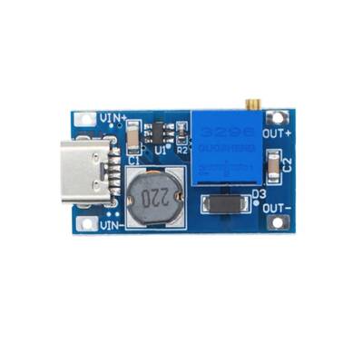 MT3608 DC-DC Voltaj Yükseltici Modül - Type C Soketli - 2A