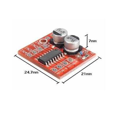 MX1508 Çift DC Motor Sürücü Kartı - Arduino Uyumlu